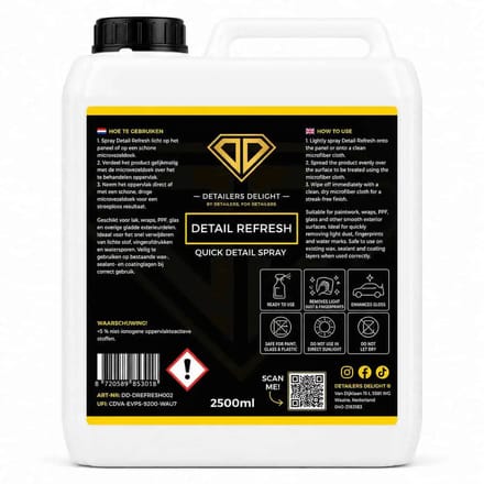DETAILERS DELIGHT DETAIL REFRESH – QUICK DETAIL SPRAY 2.5L