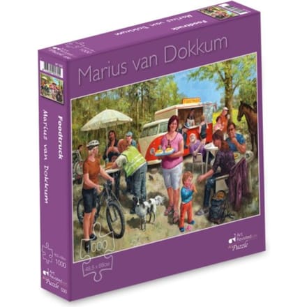 Marius Van Dokkum - Foodtruck- Puzzel 1000 Stukjes