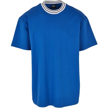 Urban Classics - Kicker Heren T-shirt - L - Blauw
