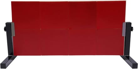 Tafeltennis Returnboard - Sparring Partner - Zelf Trainen - Instelbare Hoek - 80 x 40 cm - Rood