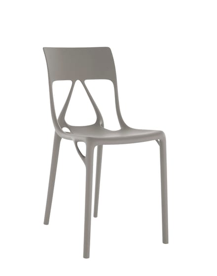 Kartell A.I. Lite stoel - 3G Gray/Gray
