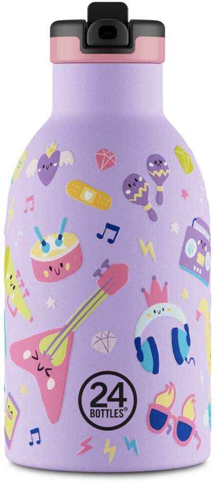 24Bottles Kids Drinkfles 330 ml Capaciteit - music friends