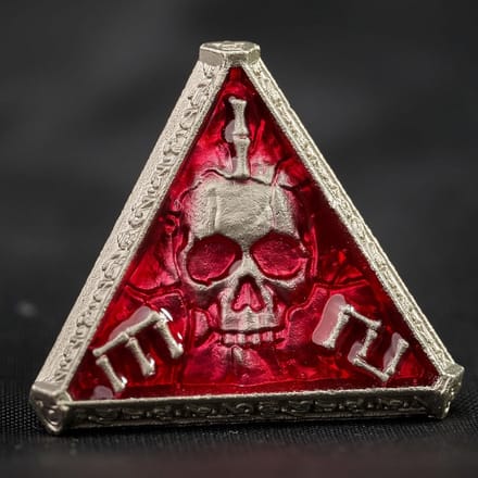 Set van 7 Metalen Polyhedrische Dobbelstenen voor RPG en Bordspellen