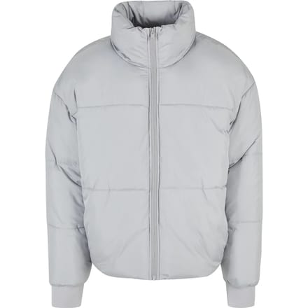 Urban Classics - Short Big Gewatteerd jack - XL - Grijs
