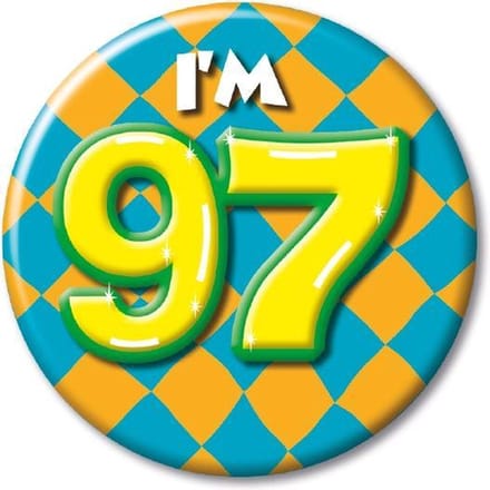 Button klein - i'm 97 Fun gifts