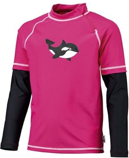 BECO-SEALIFE® Uv-shirt - Meisjes - Polyamide - Roze/zwart - Maat 128
