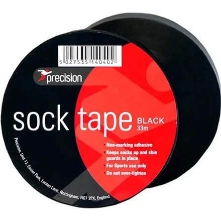 Precision Sokkentape 33 M X 19 Mm Pvc Zwart 10 Stuks