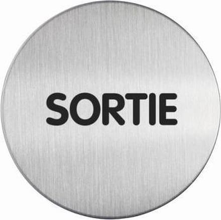Pictogram|Deurbordje|Sortie|Uitgang