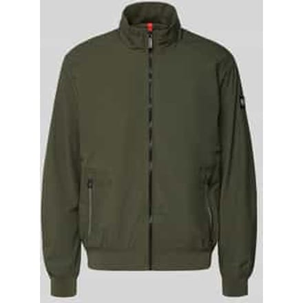 regular fit jack met opstaande kraag