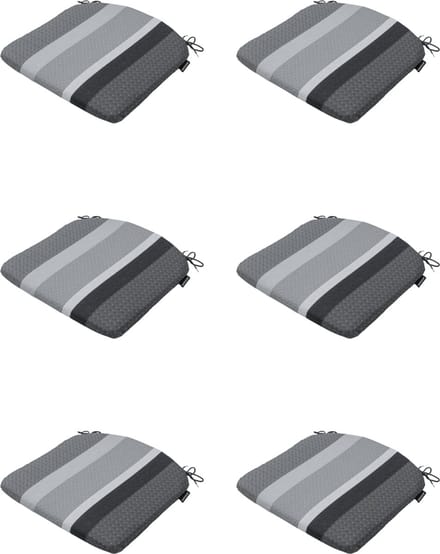 Madison - Zitkussen - Universeel - 6st - 46x48cm - Tomsen Grey - Grijs