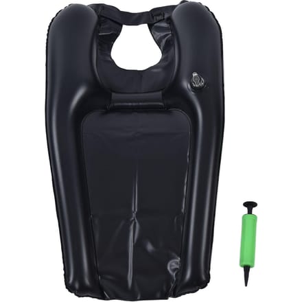 Opblaasbare Shampoo Kom Draagbare Haarwasbak met Opblaaspomp Lichtgewicht Shampoo Bekken black