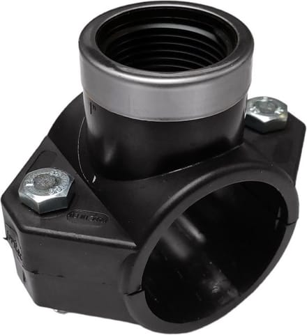 VDL Aanboorzadel 40mm x 3/4 met RVS verstevigingsring