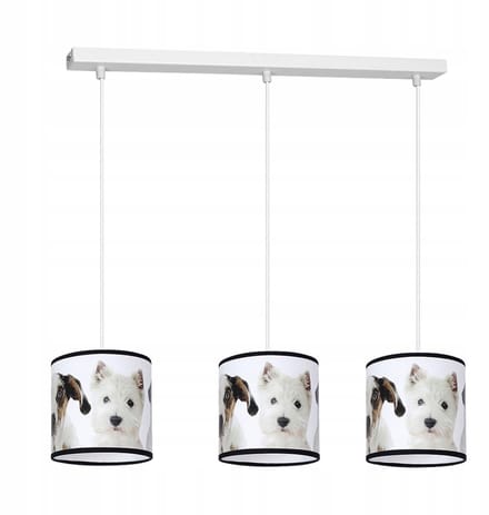 PUPPIES Hanglamp 3xE27 - Vrolijk Kinderkamer Verlichting