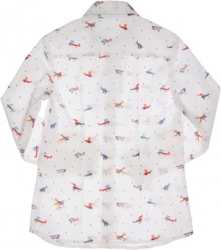 GYMP - Wit hemd - Maat 164 - Jongens - White/Multi -