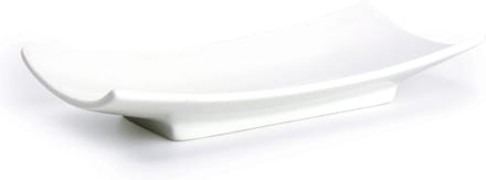 BonBistro Serveerschaal 14,5x7cm wit Comet (Set van 12)