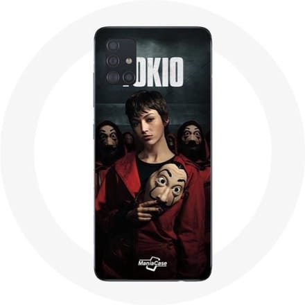 Case voor Samsung Galaxy A71 La Casa De Papel Tokyo Masker
