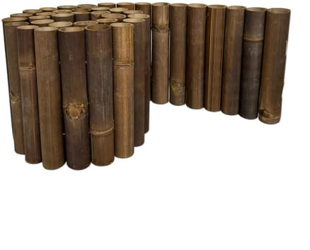 Masters of Bamboo® Bamboe Borderrand Zwart Java - 200 x 30 cm - Flexibele Borderrol / Tuinrand