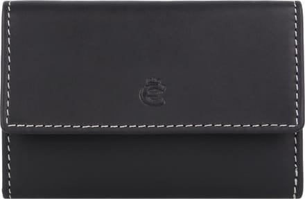 Esquire Dallas Sleutel portemonnee Leer 10 cm - schwarz