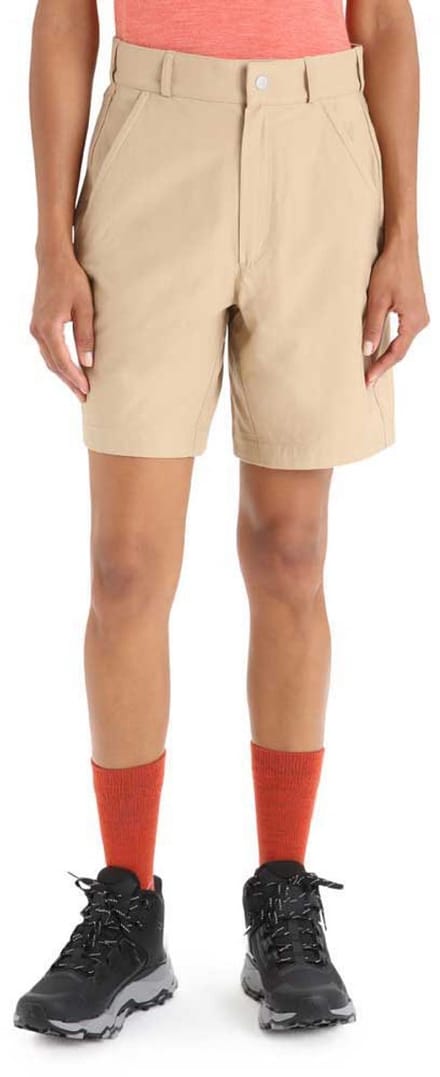 Icebreaker Hike Korte Broek Beige 31 Vrouw
