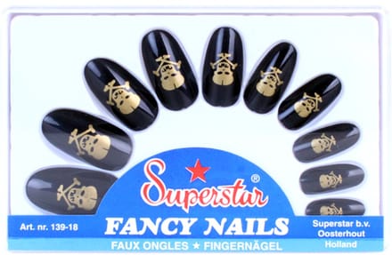 Superstar Kunstnagels - Halloween - Doodshoofd - Doodshoofd - Skull