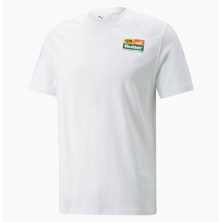 Puma x Butter Goods Korte Mouw Crew Neck Wit Heren T-shirt 532442 02