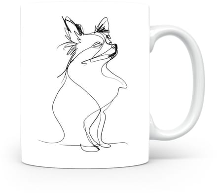 Beker Vlinderhondje (Papillon/Phalène)