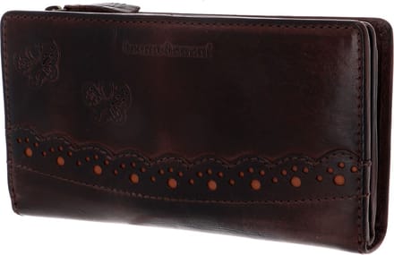 bruno banani Leren Portemonnee Ziloo Zip Around Wallet Brown Bruine