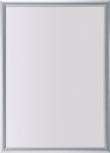Aluminium kliklijst - 25 mm - spitse hoek A2 - 594 x 420 mm
