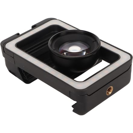 100mm Telefoon Macro Lens Universele Clip 4K HD Draagbare Telefoon Camera Macro Lens met LED Invullicht black