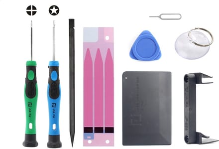 Let op type!! JIAFA JF-8157 9 in 1 Battery Repair Tool Set for iPhone 6 Plus