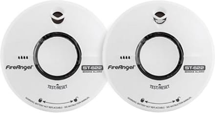 FireAngel ST-622 Rookmelder - 2 pack - 10 jaar accu - Pauzeknop - Testknop