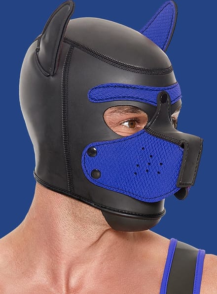 Neopreen Puppy Mask - Blauw