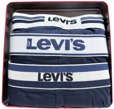 Levi's Boxer Gift Box - Boxershorts - Navy/Black - Maat S - 3 Pack