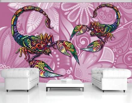 Poster | Roze | 104 x 70,5 cm