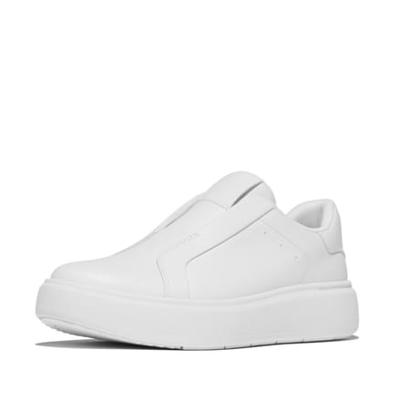 FitFlop FitFlop Rtg Leather Laceless Sneakers WIT - Maat 36