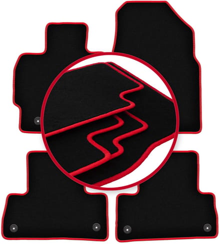CARLUX-RED automatten voor: Mazda CX-7 SUV (2009-2012)