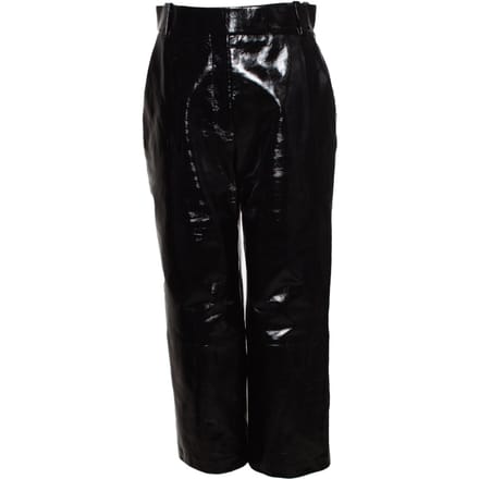 Khaite, melie broek in patentenleer