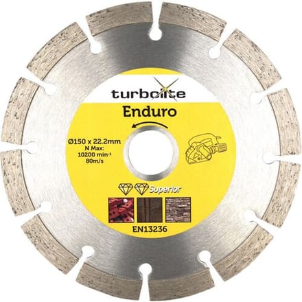 Marcrist Turbolite Superior Enduro diamantschijf universeel 150x22,2mm