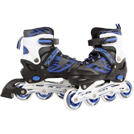 Inline skates maat 39-42 blauw/zwart verstelbaar Skates/Skeelers