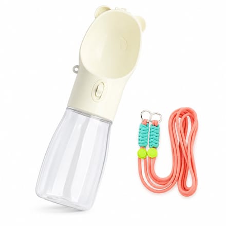 VHV - Honden Drinkfles - 300 ml Compacte Waterdispenser - Voor Wandelingen
