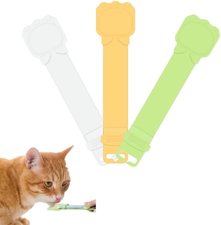 Dailygoods- Kattenlepel 3 Stuks - Lekvrije Voederlepels - Mini-Spatel