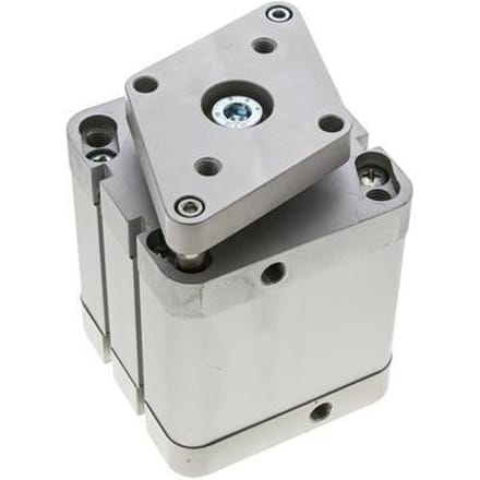 ISO 21287 Compacte Dubbelwerkende Cilinder 80-50mm - Magnetisch - Niet-roterend