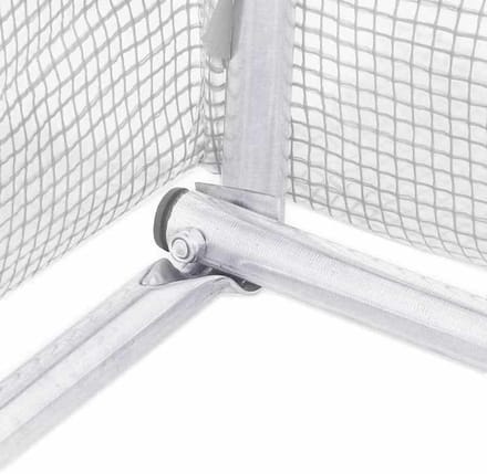 Tuinkas PE - Kweekkas - Planten Beschermen - Verzinkt Stalen Frame - 3x2x2 m - Wit