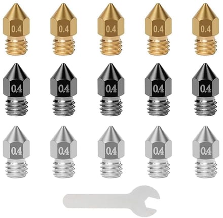 Dailygoods- Sproeiers Set 15 Stuks - Gehard Staal/Messing/Roestvrij