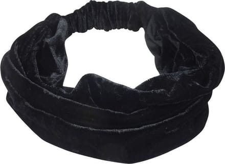 New Age Devi - Velvet haarband zwart