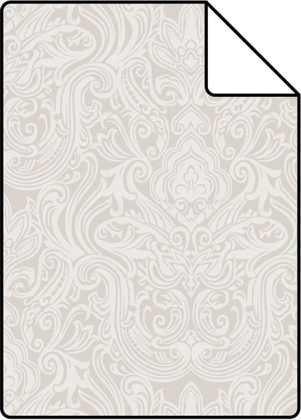Proefstaal Origin Wallcoverings behang ornamenten lichtgrijs - 26,5 x 21 cm - 346530-S