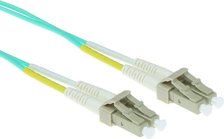 ACT 15 meter LSZH Multimode 50/125 OM3 glasvezel patchkabel duplex met LC connectoren RL9615