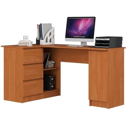 Akord Hoekbureau Links B20 / Computerbureau / Computer Tafel / Bureautafel Links / Els / 155 x 77 x 85 cm