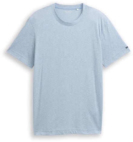 Tom Tailor - T-shirt met fijne streepjes - Maat M - spring blue fine stripe