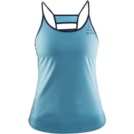 Craft maat S  breakaway singlet w - Sportshirt - Dames - Sea/Dark Grey Melange